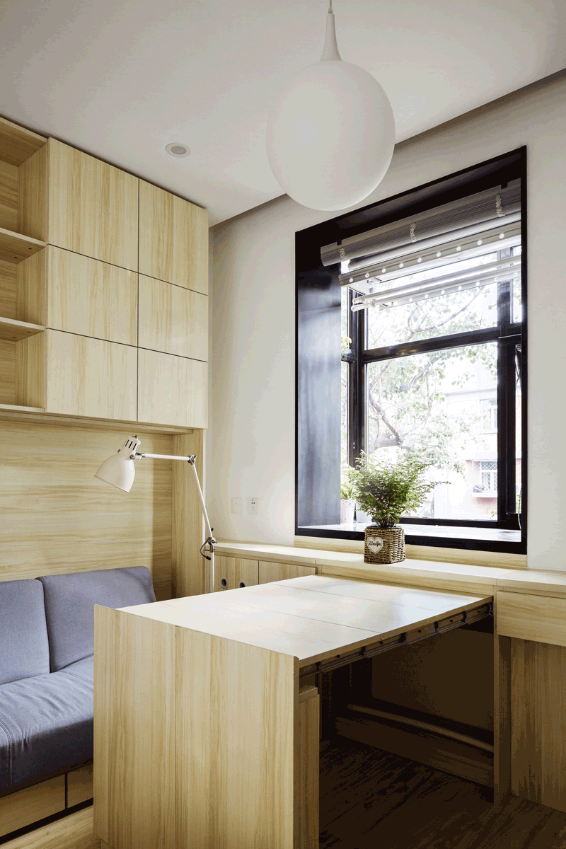 folding space 20 square meters house renovation china by daga architects