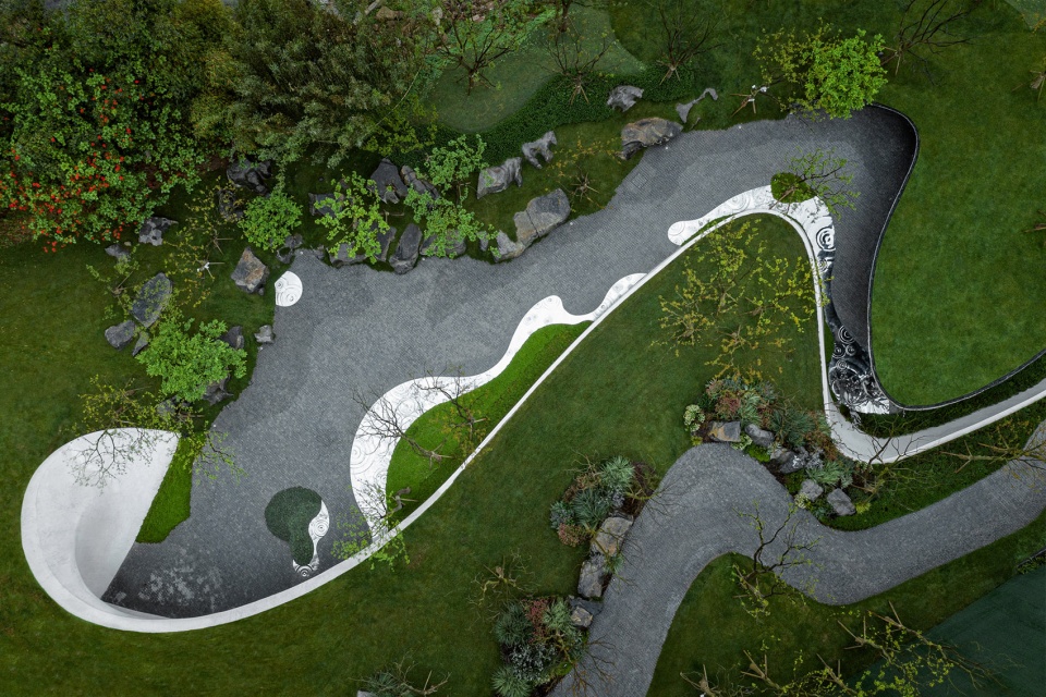 waterfront park of chongqing cultural tourism town china by change studio
