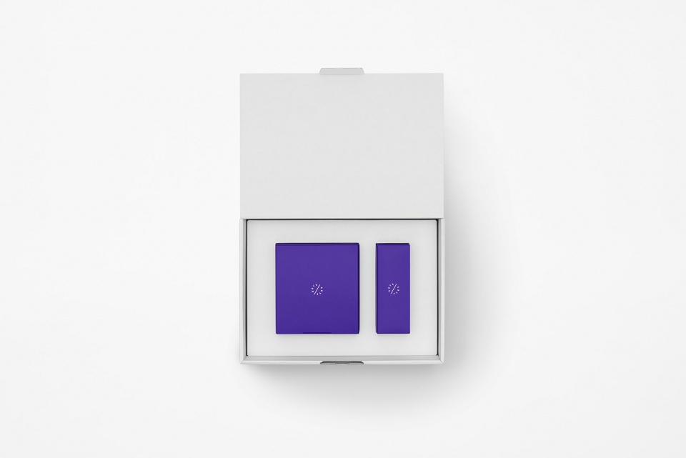 product and packing design for a new online beauty service fles by nendo