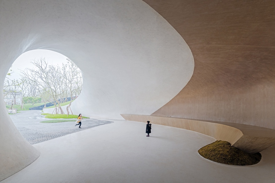 waterfront park of chongqing cultural tourism town china by change studio