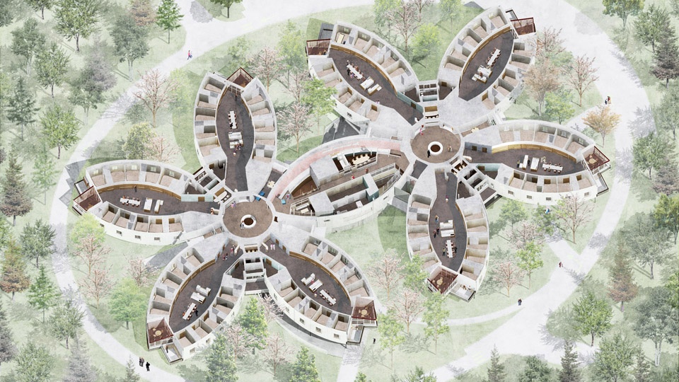 sakuragien aomori elderly nursing home by waiwai