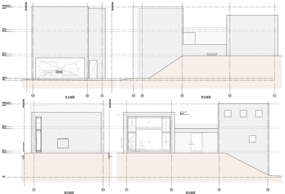 sagamine house by tomoaki uno architects