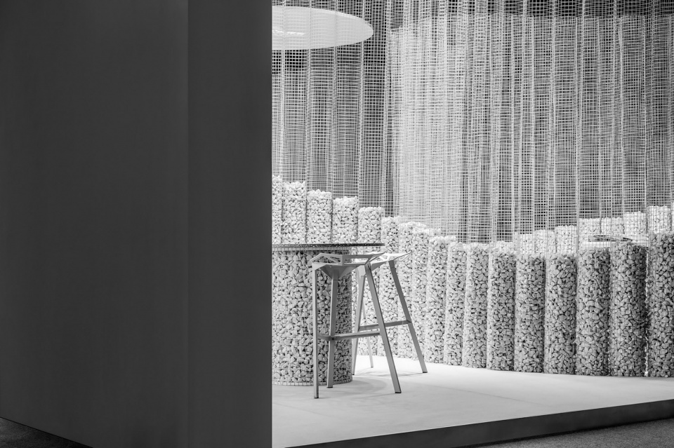 signtone marble pavilion for 2019 guangzhou design week china by cc design