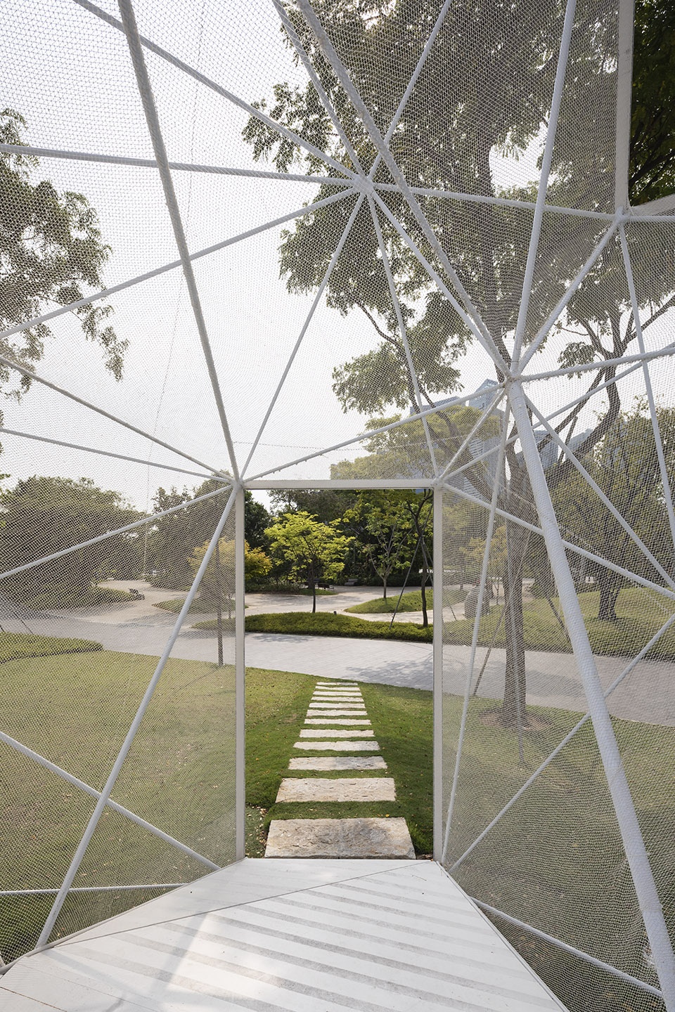 airmesh at gardens by the bay singapore by airlab