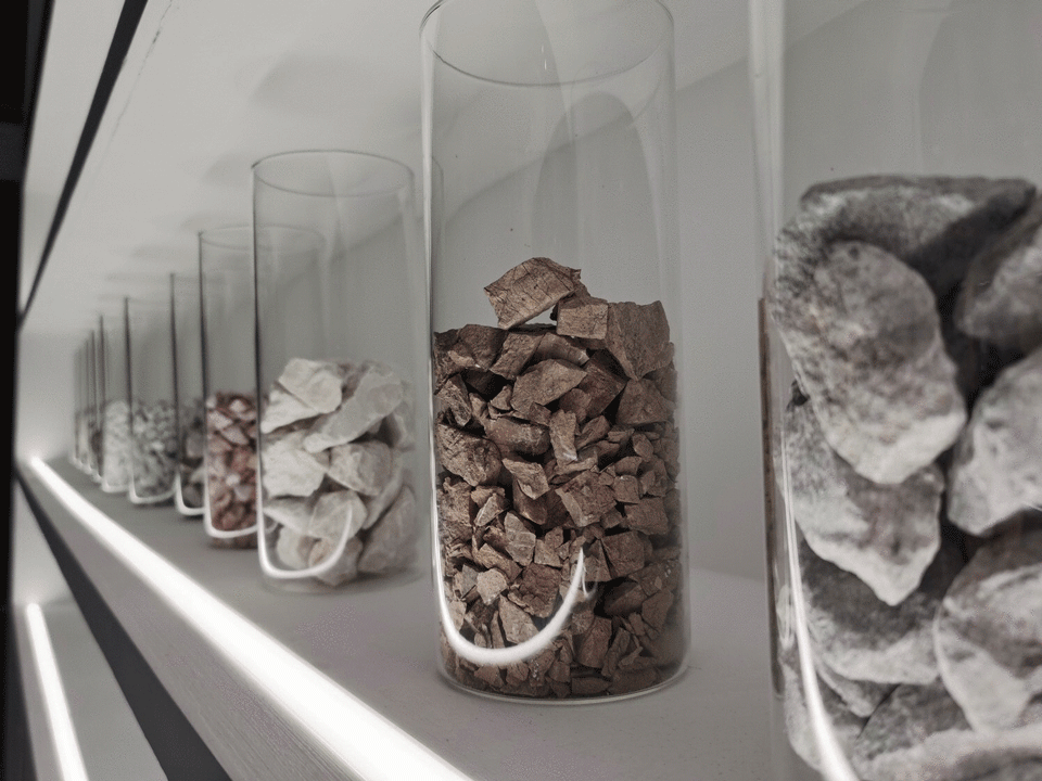 signtone marble pavilion for 2019 guangzhou design week china by cc design