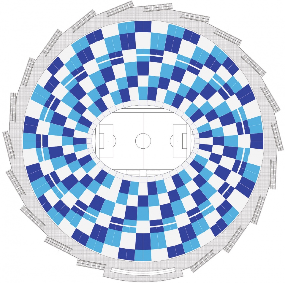 the football stadium in nizhny novgorod by pi arena