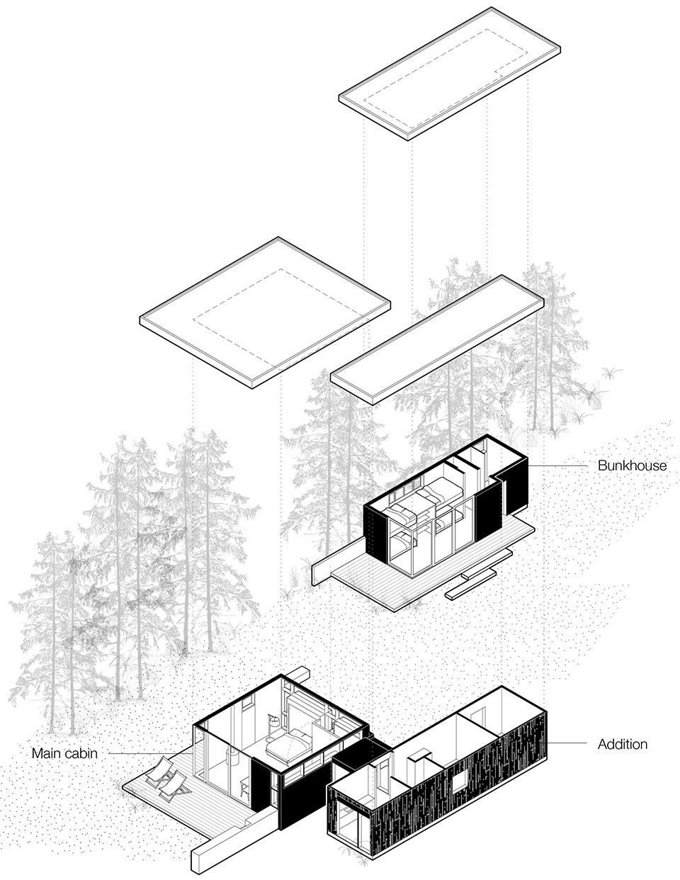 hood cliff retreat by wittman estes architecture landscape