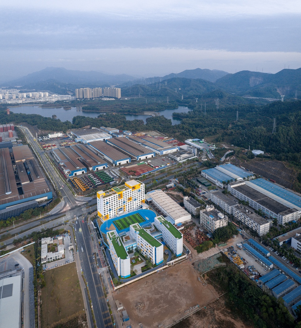 jinlong prefab school shenzhen china by crossboundaries