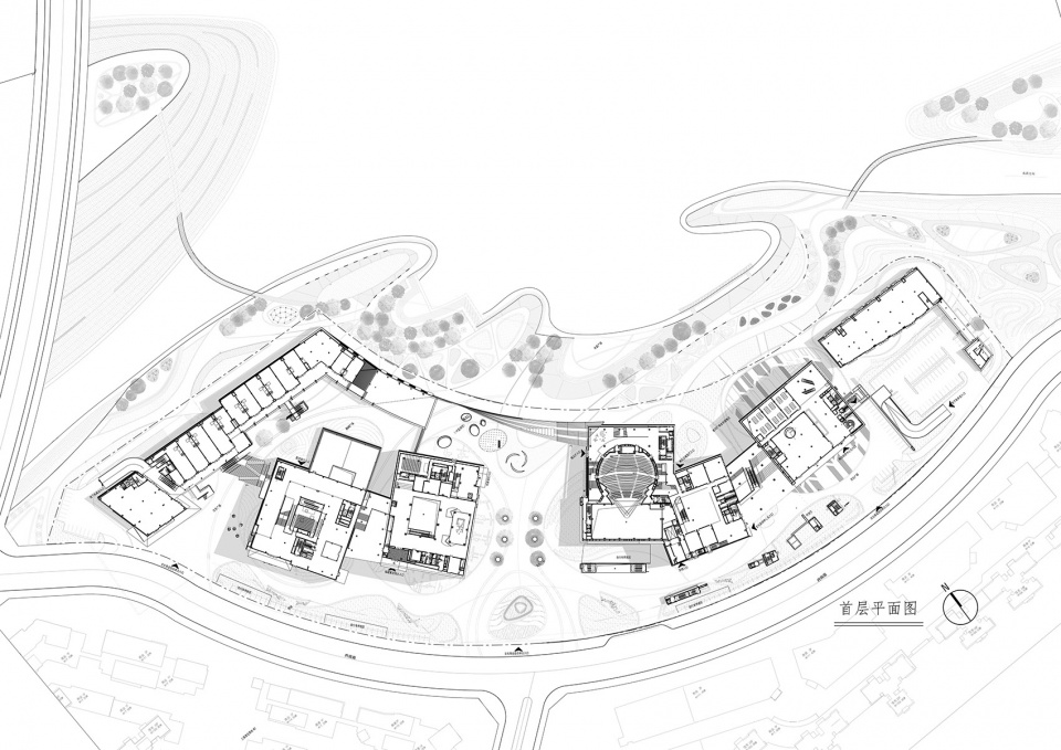 san shui culture complex china by aao zhubo