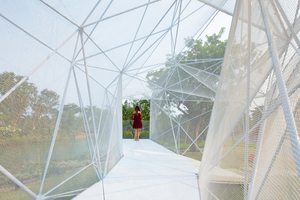 airmesh at gardens by the bay singapore by airlab
