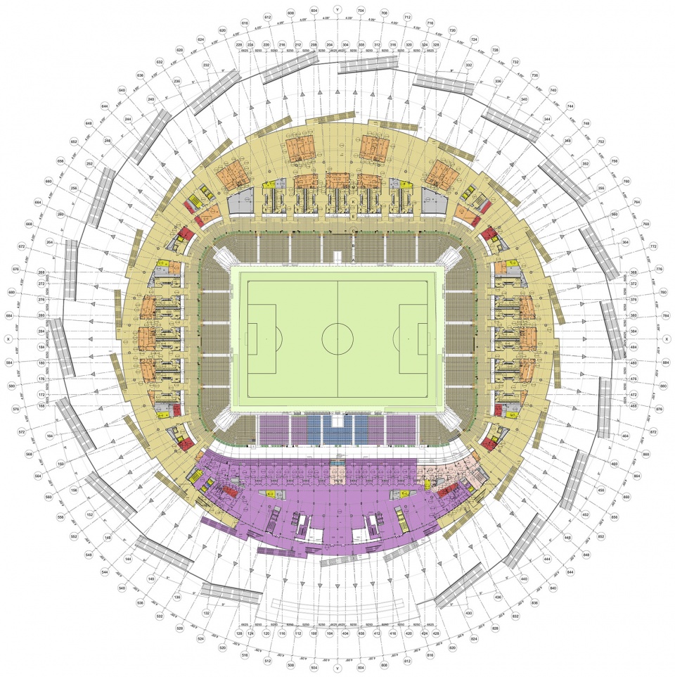the football stadium in nizhny novgorod by pi arena