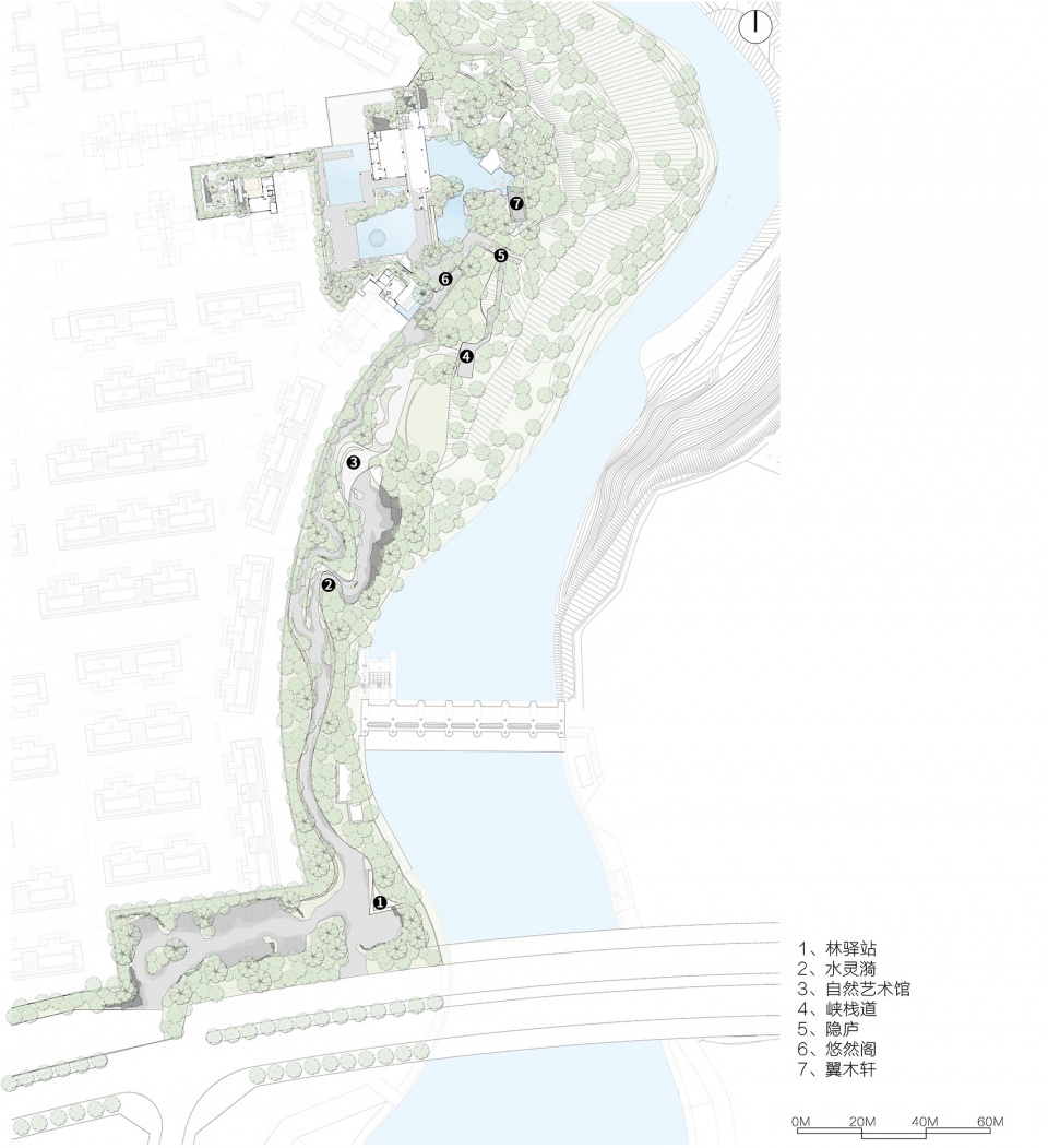 waterfront park of chongqing cultural tourism town china by change studio