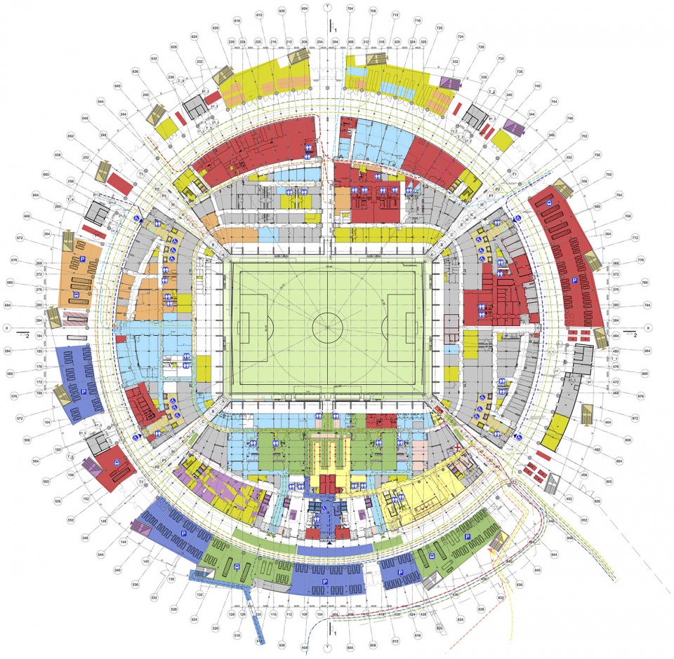 the football stadium in nizhny novgorod by pi arena