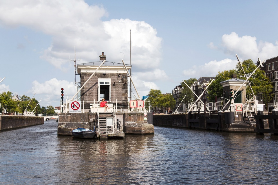 sweets hotel transforms amsterdams former bridge houses into independent hotel rooms