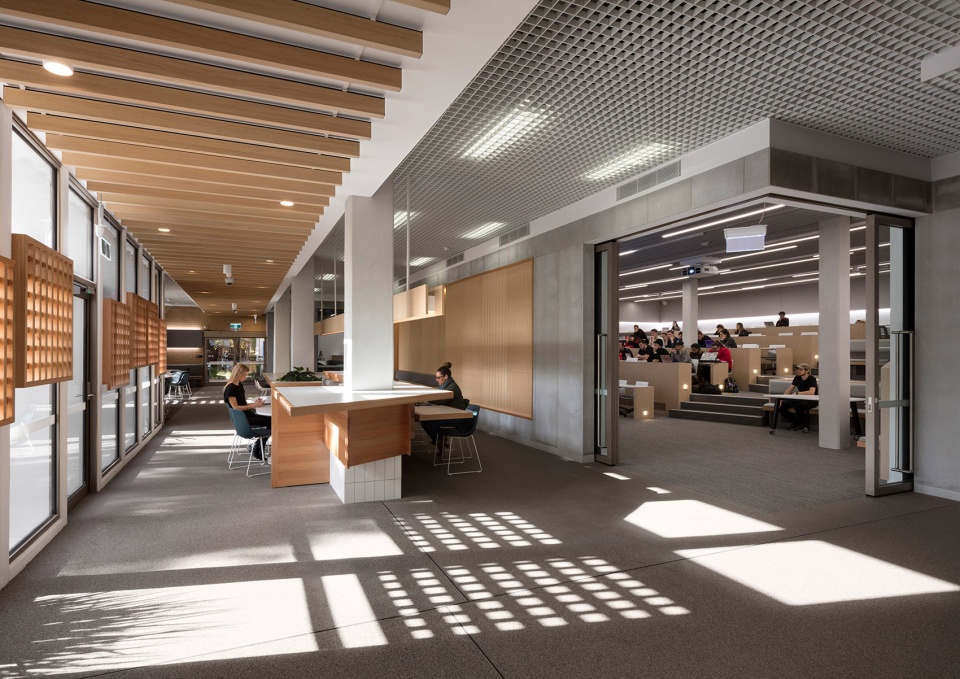 victoria university building c lecture theatres australia by designinc