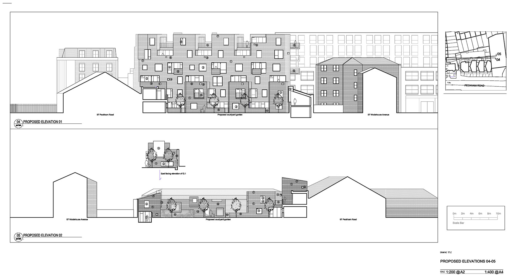 95 Peckham Road residential building by Peter Barber Architects 谷德设计网