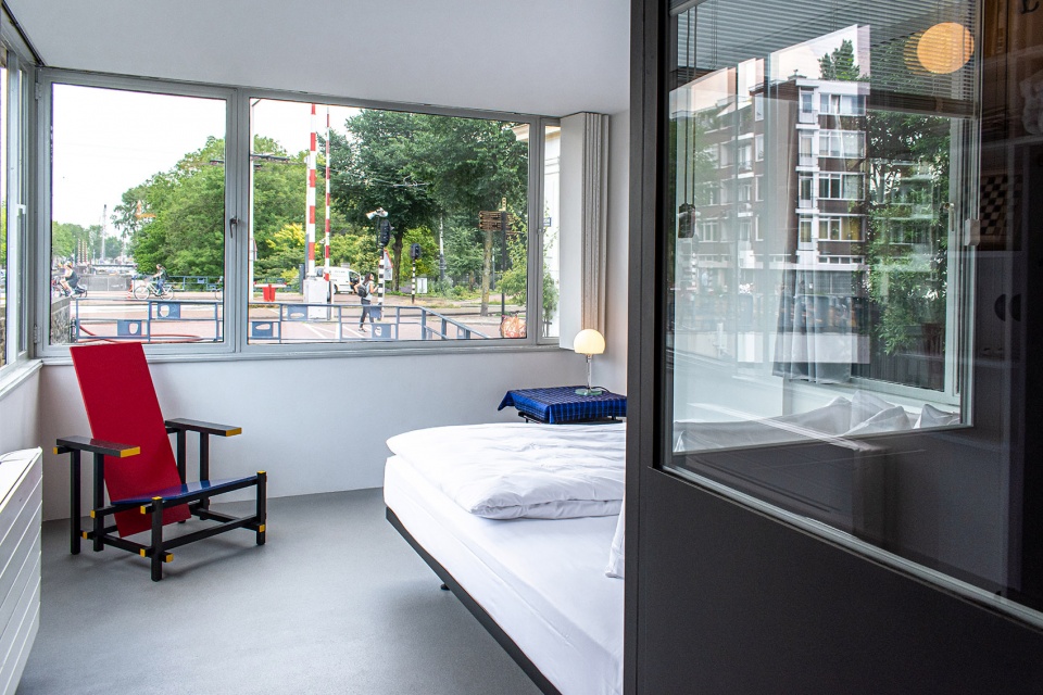 sweets hotel transforms amsterdams former bridge houses into independent hotel rooms