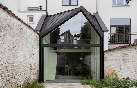 FETIS住宅后院扩建，比利时 / AUXAU atelier d’architecture