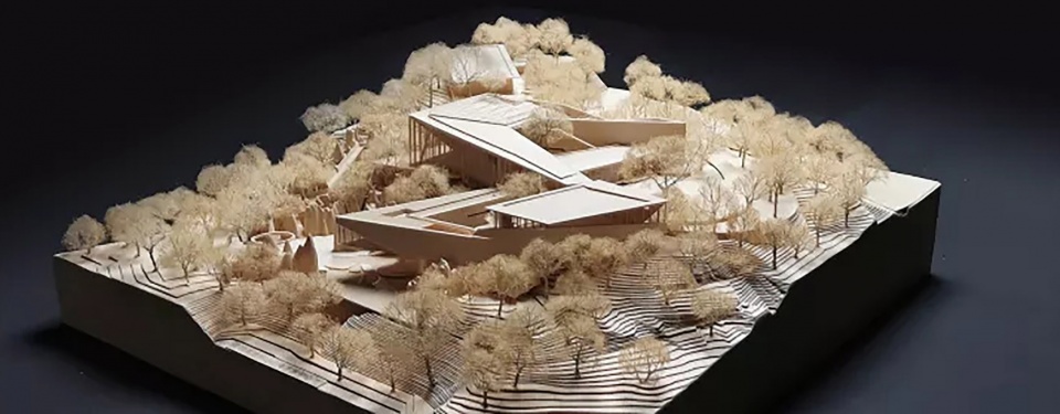 mountain sea art museum china by gad