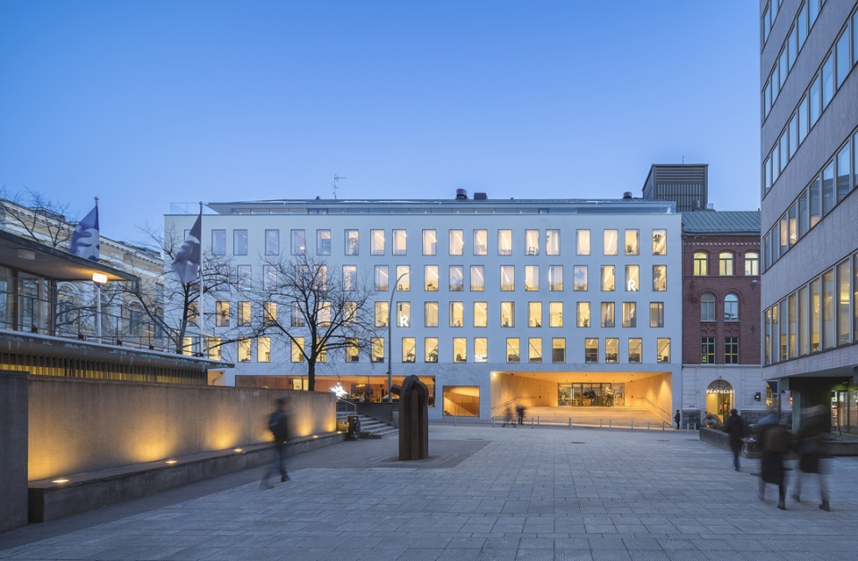think corner helsinki university by jkmm architects