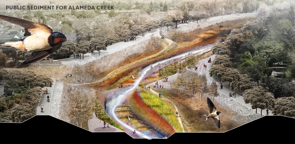 2019 asla analysis and planning award of honor public sediment for alameda creek by scape