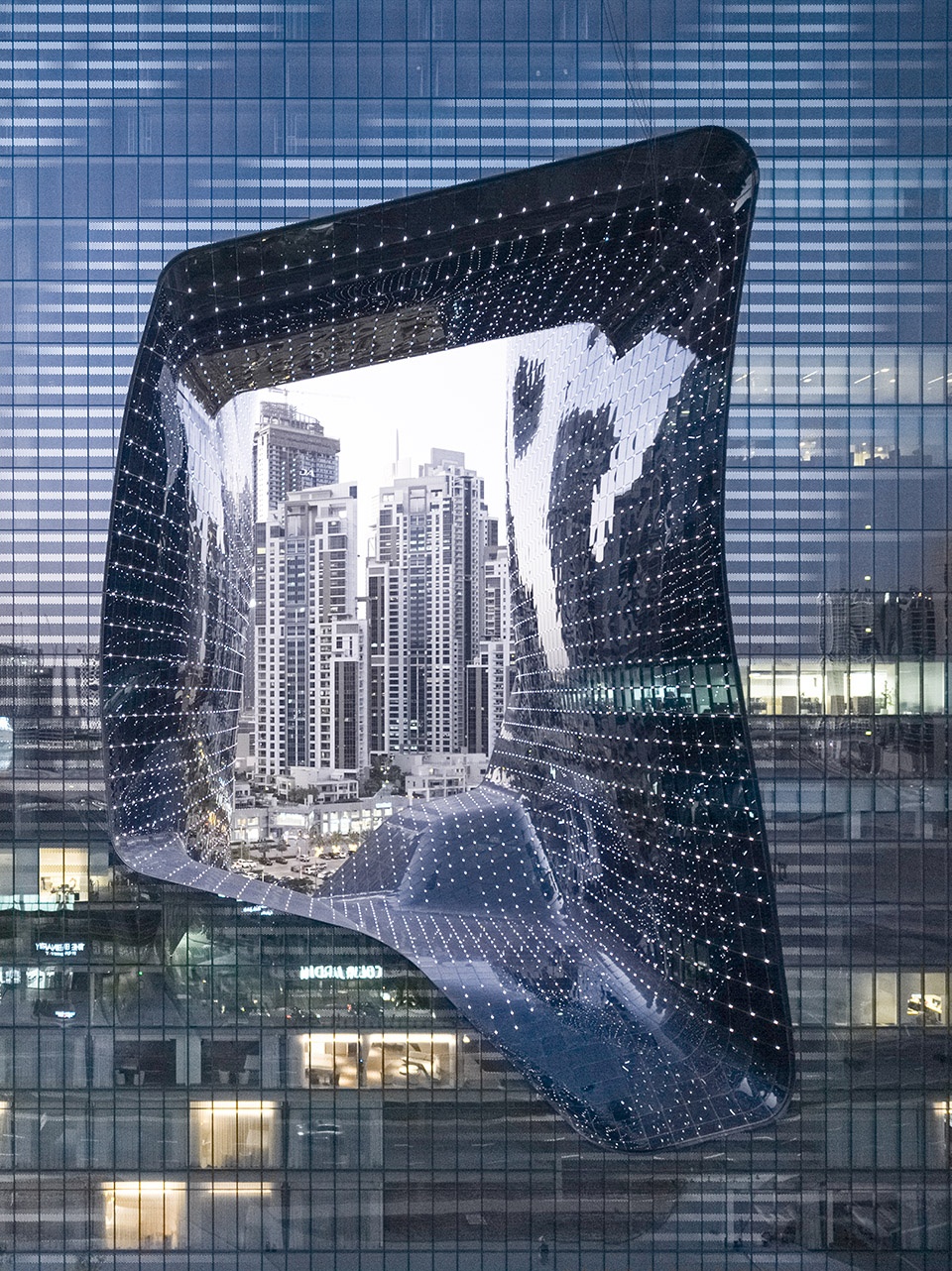 me dubai hotel at the opus zaha hadid architects
