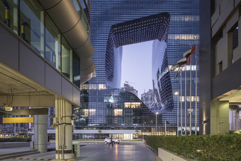 me dubai hotel at the opus zaha hadid architects