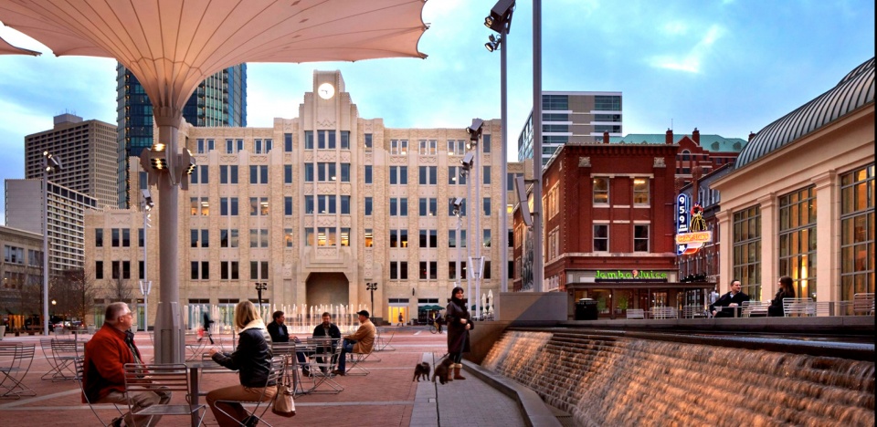 2019 asla general design award of honor sundance square plaza the heart of fort worth michael vergason landscape architects ltd