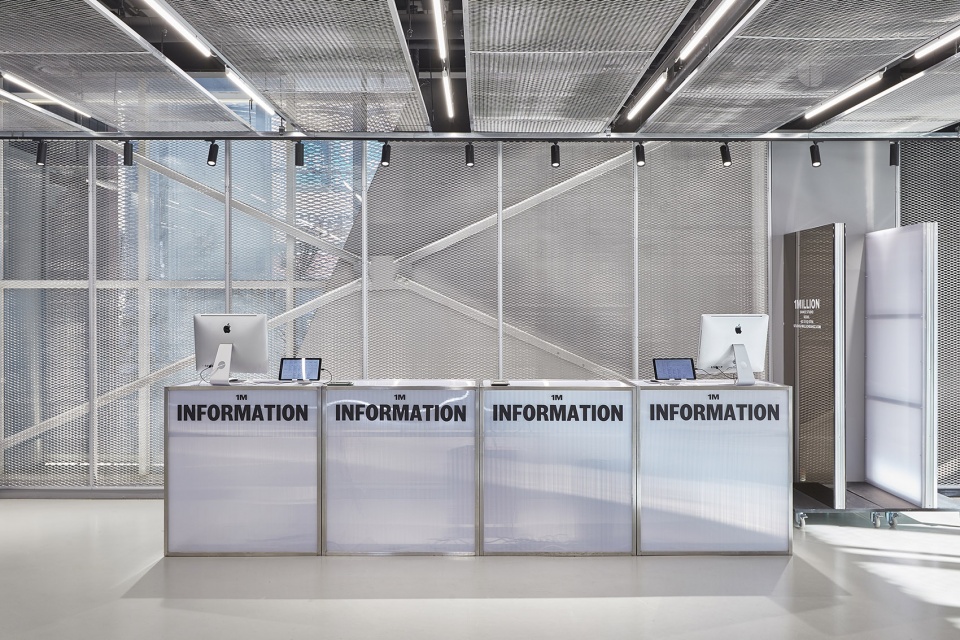 branding environmental design for 1million dance school by tux
