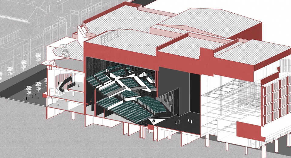 renovation of dongpo theatre china by dianshang design