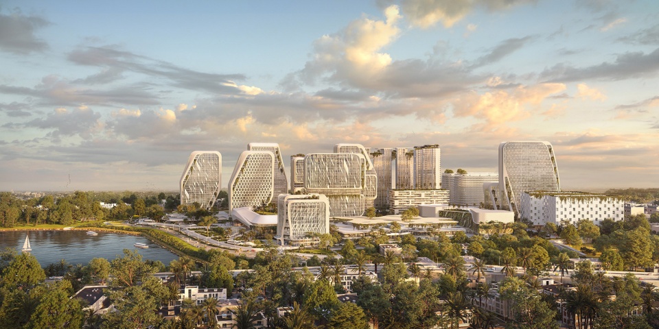 unstudio designs bangalores karle town centre masterplan a new innovation tech campus for india