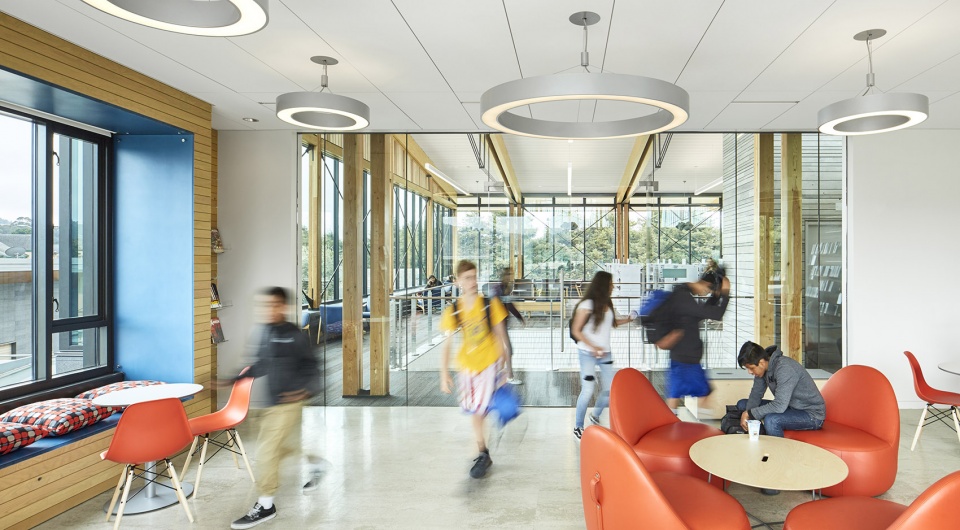 half moon bay library by noll tam architects