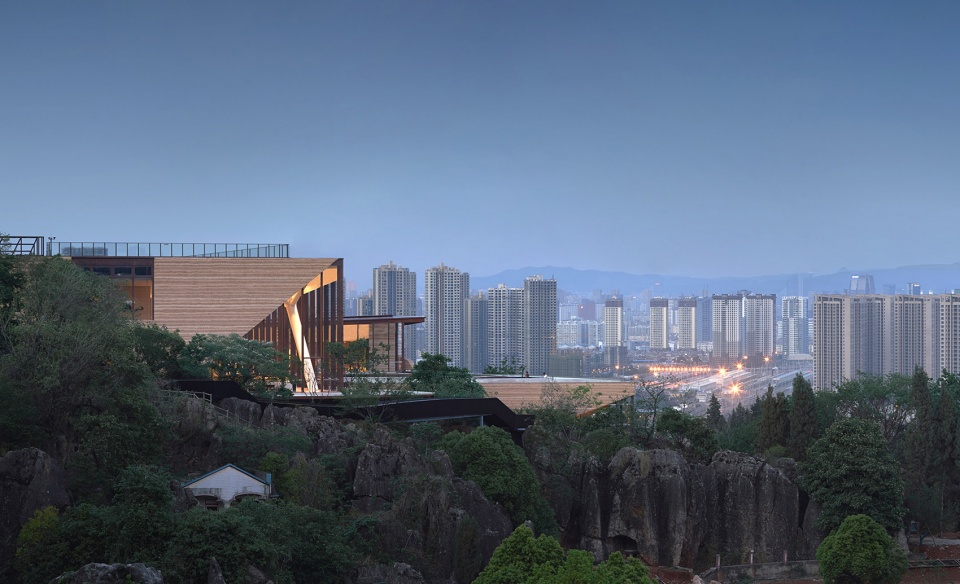 mountain sea art museum china by gad