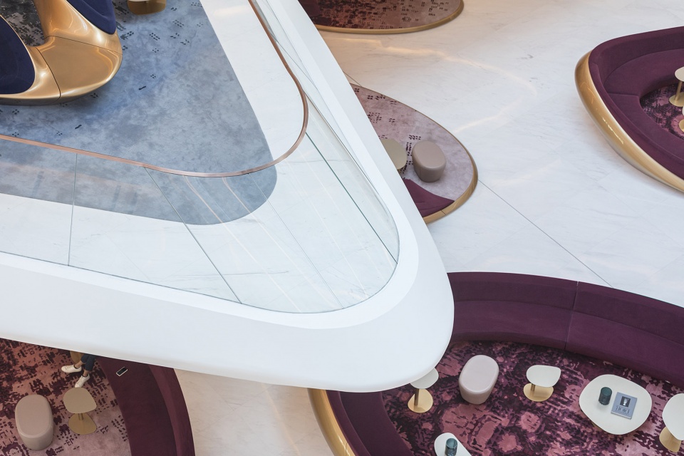 me dubai hotel at the opus zaha hadid architects