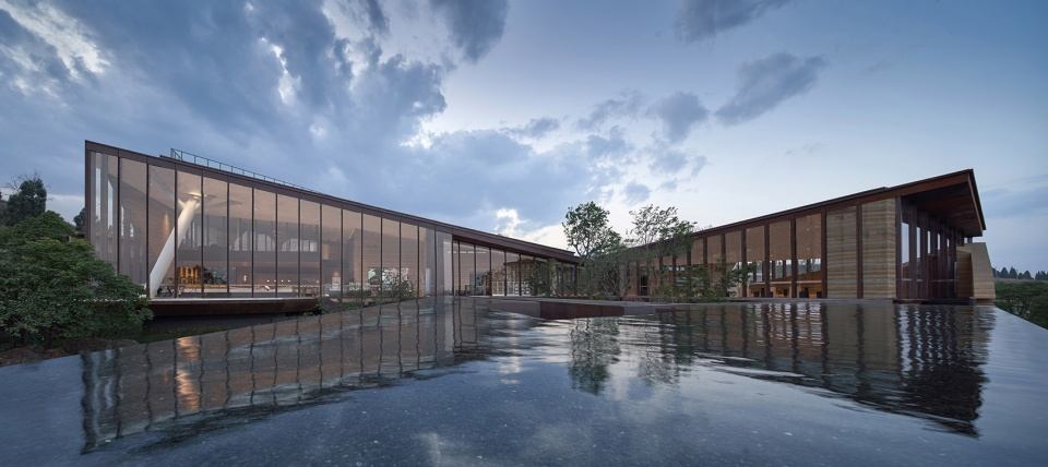mountain sea art museum china by gad