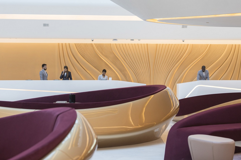 me dubai hotel at the opus zaha hadid architects