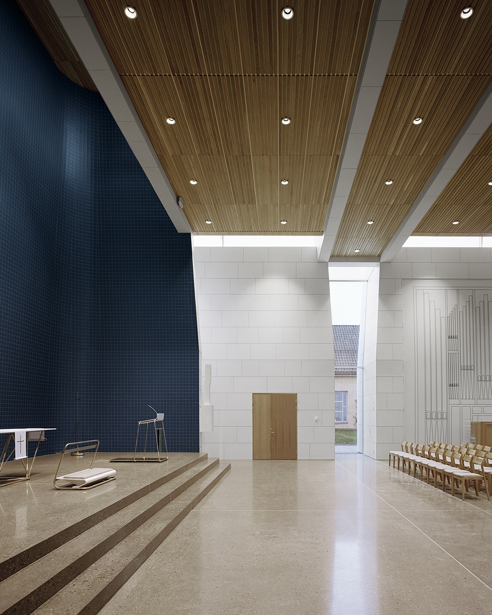 porsgrunn church by espen surnevik