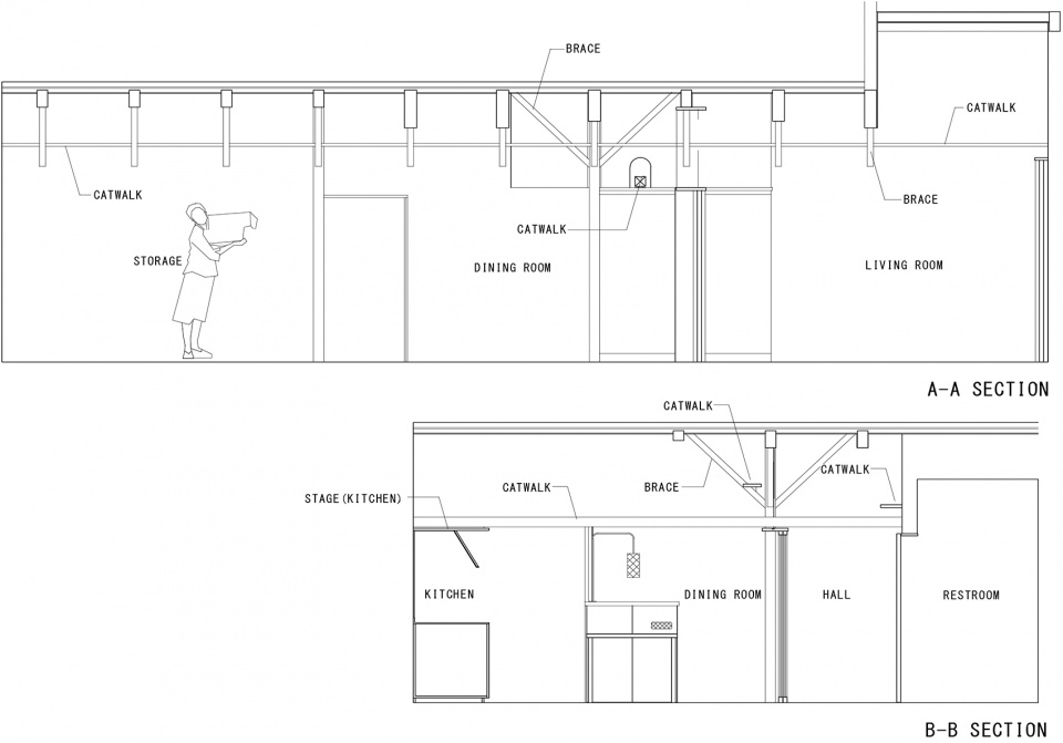 the anti earthquake reinforcing catwalk house by hitotomori architects