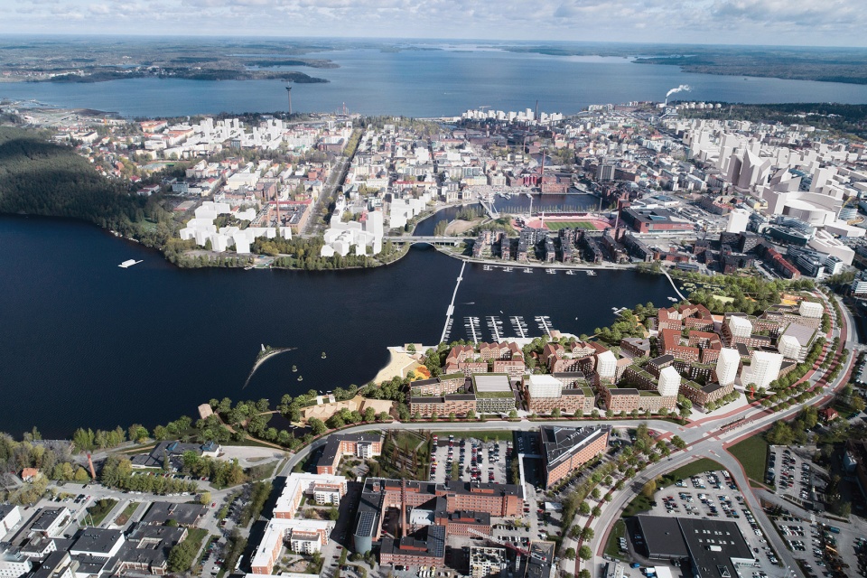 architecturestudio noan wins international competition for viinikanlahti masterplan in tampere finland