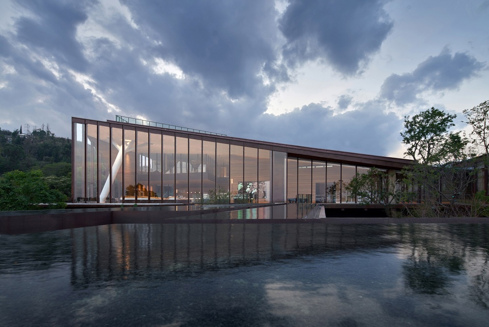 mountain sea art museum china by gad