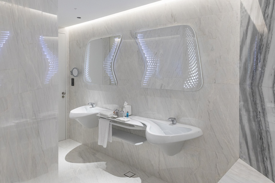 me dubai hotel at the opus zaha hadid architects