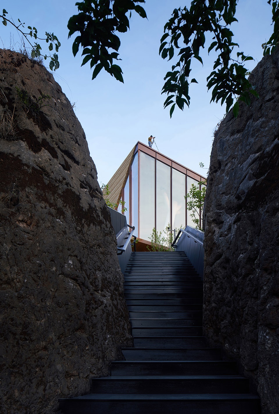mountain sea art museum china by gad
