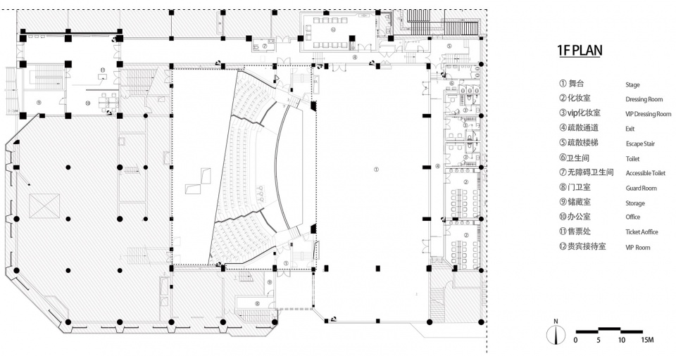 renovation of dongpo theatre china by dianshang design