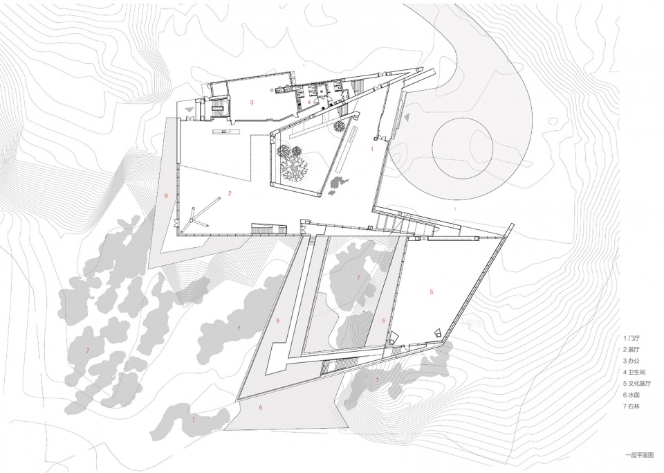 mountain sea art museum china by gad