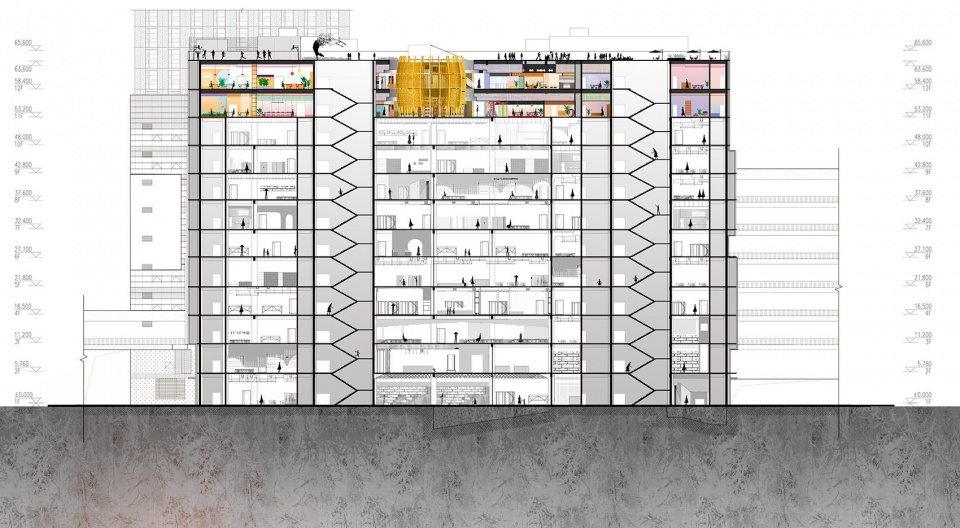 kunming joy city ucommune china by daga architects