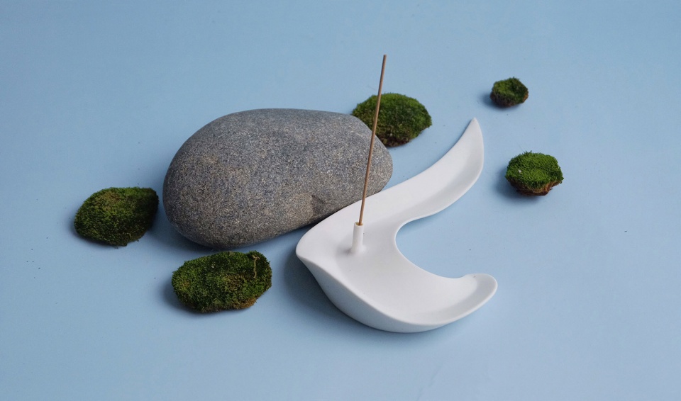 architecture incense holder Mur Mur Lab