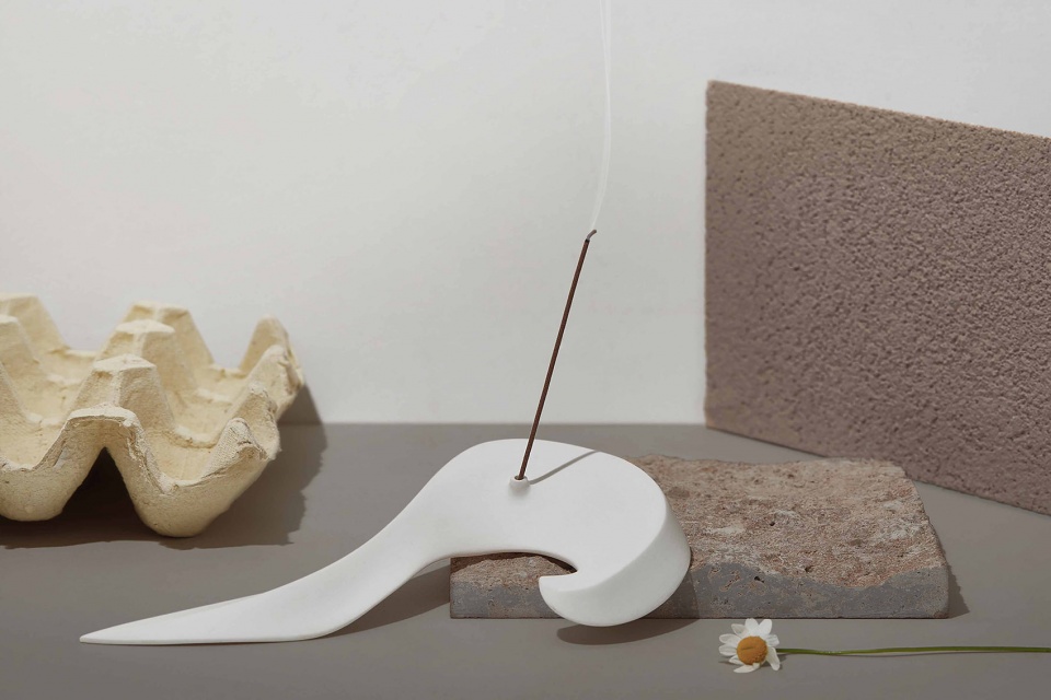 architecture incense holder Mur Mur Lab