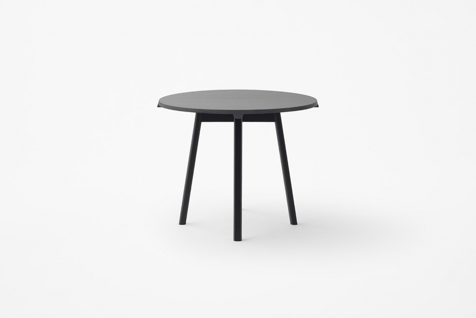 A new wooden chair and table collection 22blade22 Japen by nendo