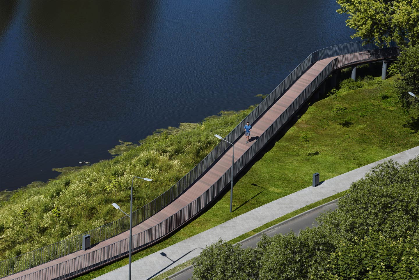 zhukovsky堤岸景观,俄罗斯 / basis architectural bureau