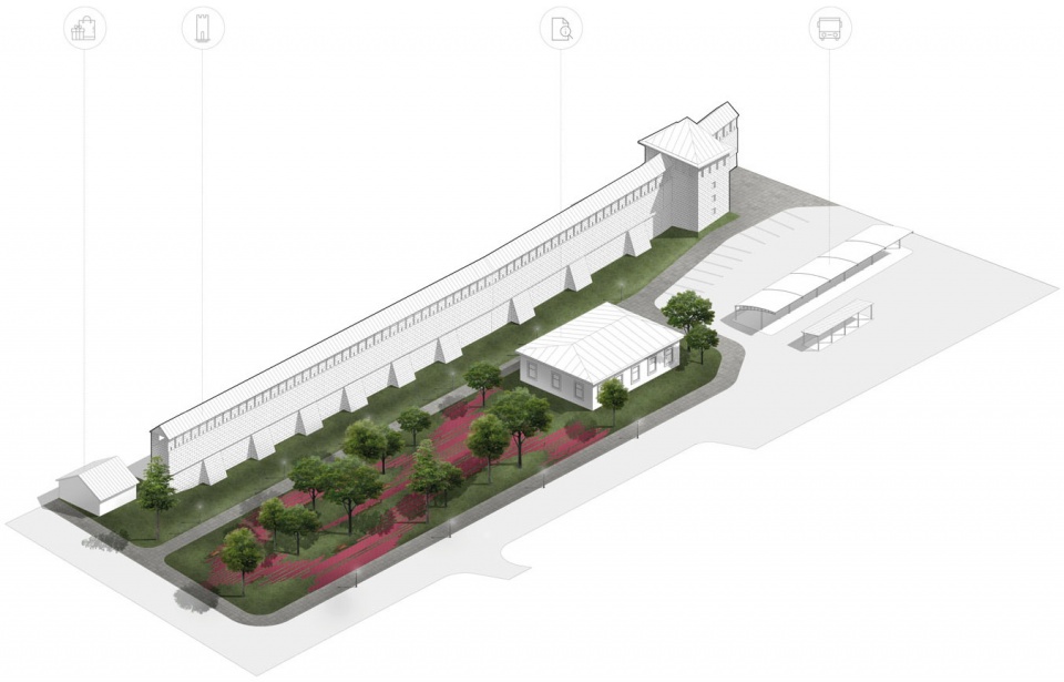 The Shimmering Square near the Kremlin walls by Basis architectural bureau